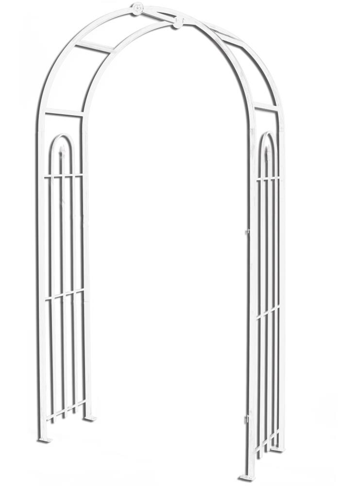 4.2-ft W x 7.5-ft H White Garden Arbor at Lowes.com