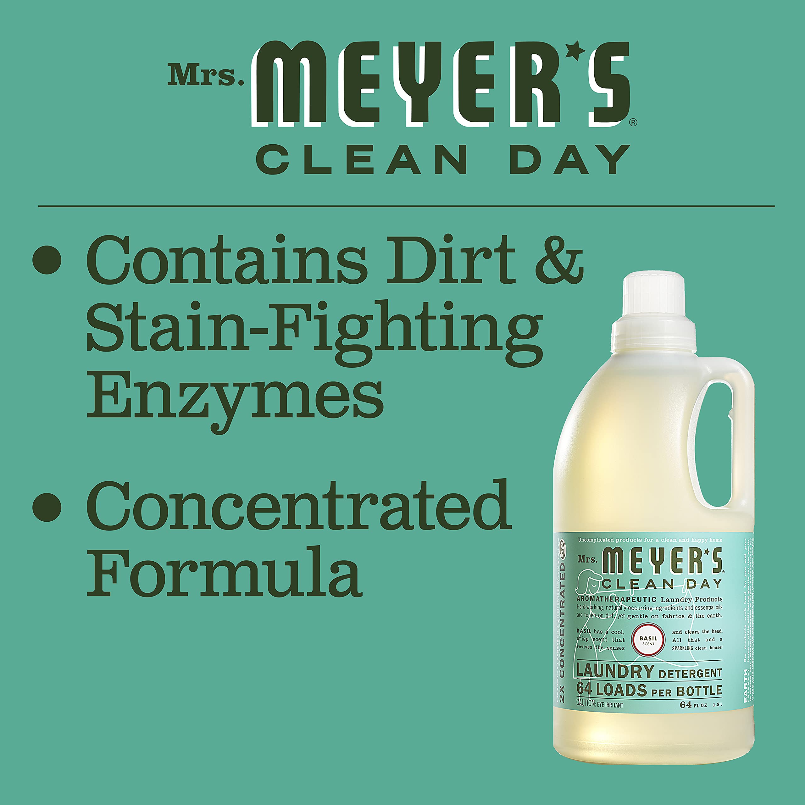 Mrs. Meyer's Clean Day 808124148314 Laundry-Detergent - View #4