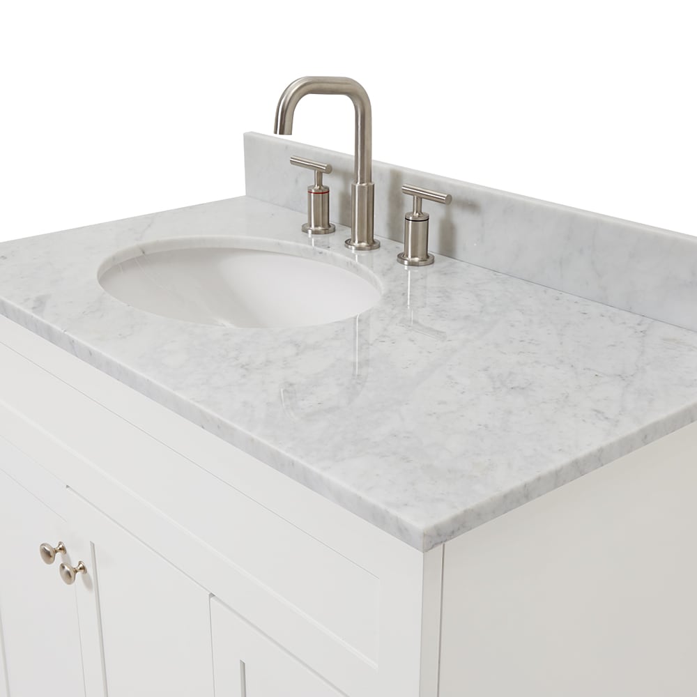 ARIEL F037SLCW2OVOWHT Bath-Vanity-Combo - View #9