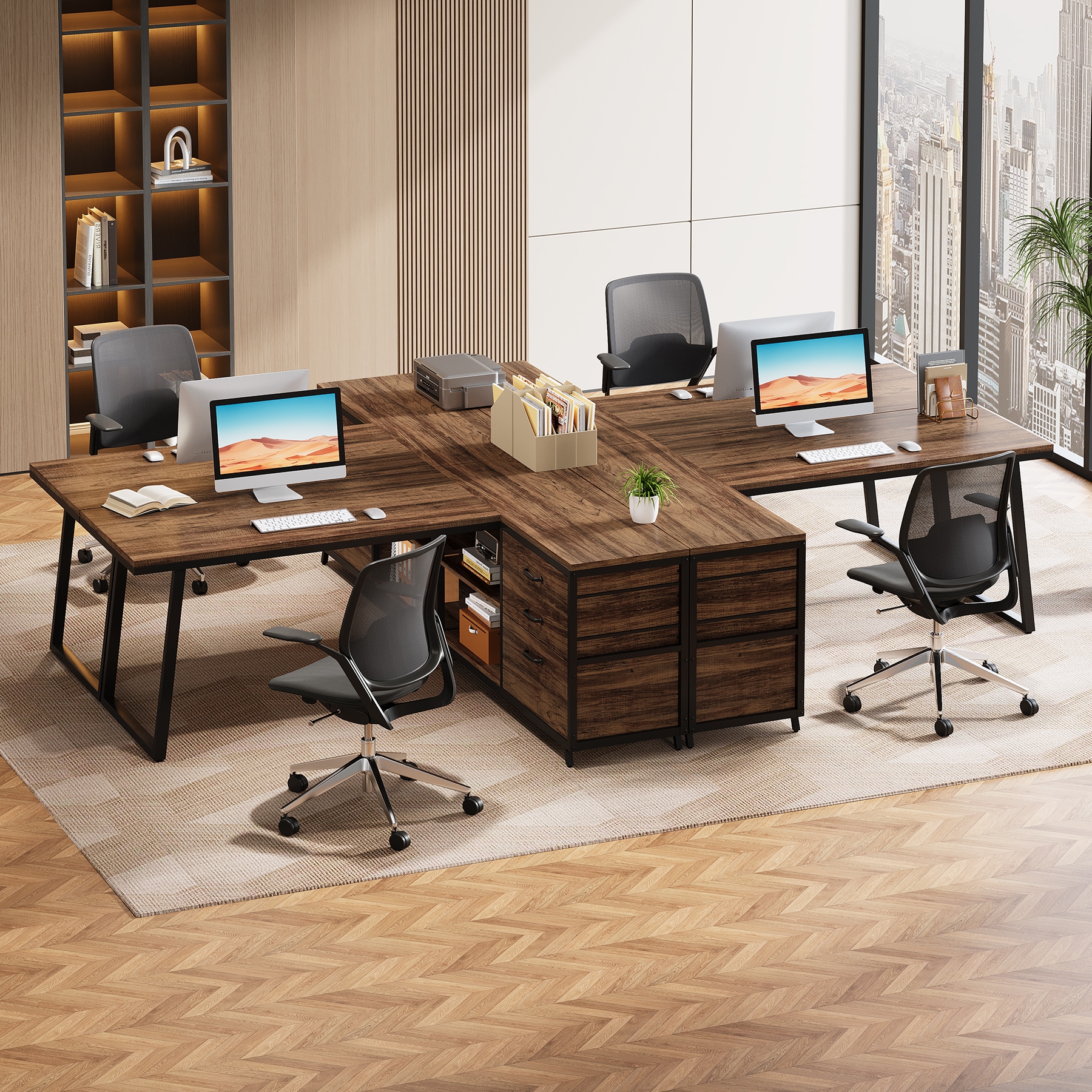 Fnova LWTJ-JW0655 Office-Tables - View #9