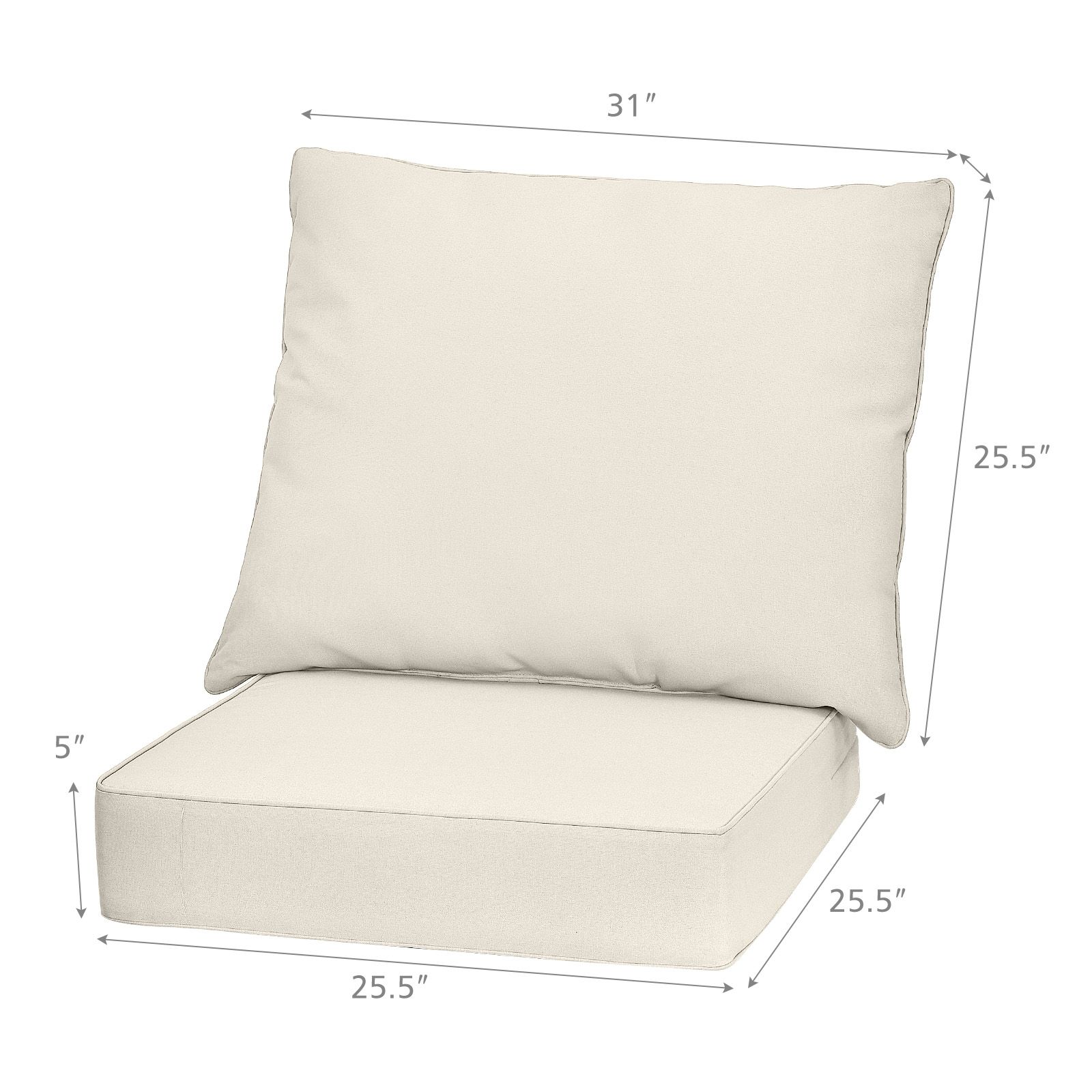 Slickblue D-CO-HW53276WH Patio-Furniture-Cushions - View #5