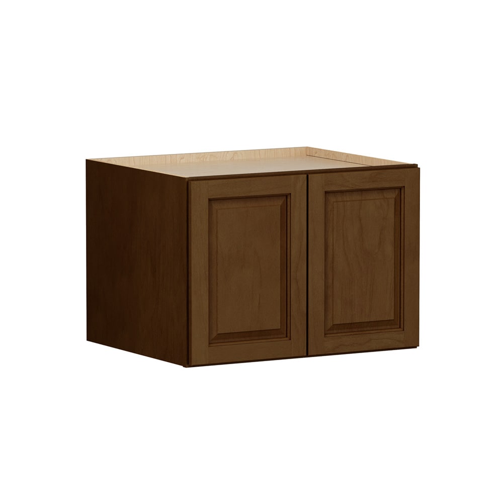 Shenandoah Stemson 33-in W x 18-in H x 24-in D Truffle Stained Wall Fully Assembled Cabinet Raised Panel Raised panel