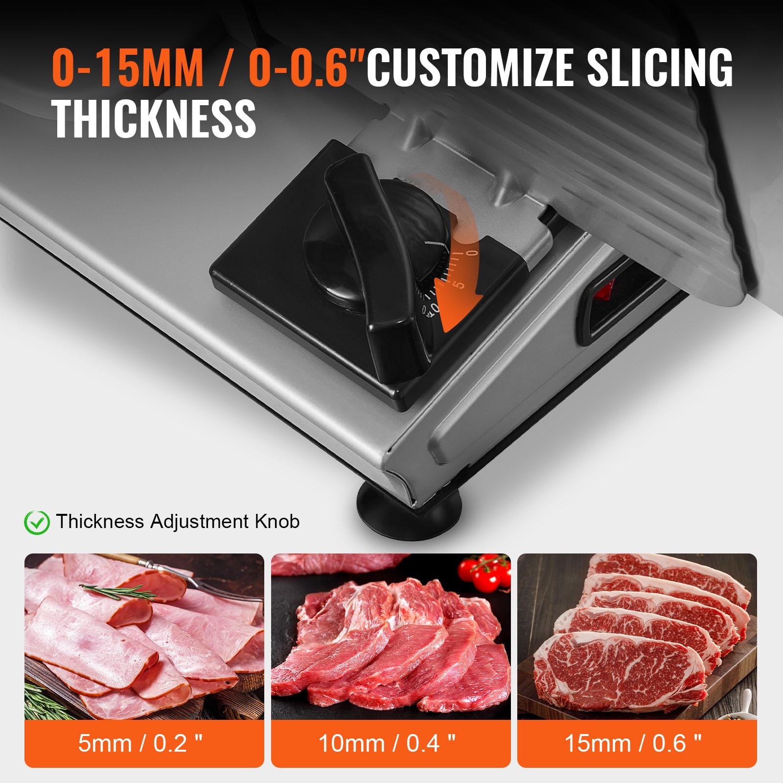 VEVOR JYDRQPJ180WJFCEOPV1 Food-Slicers - View #4