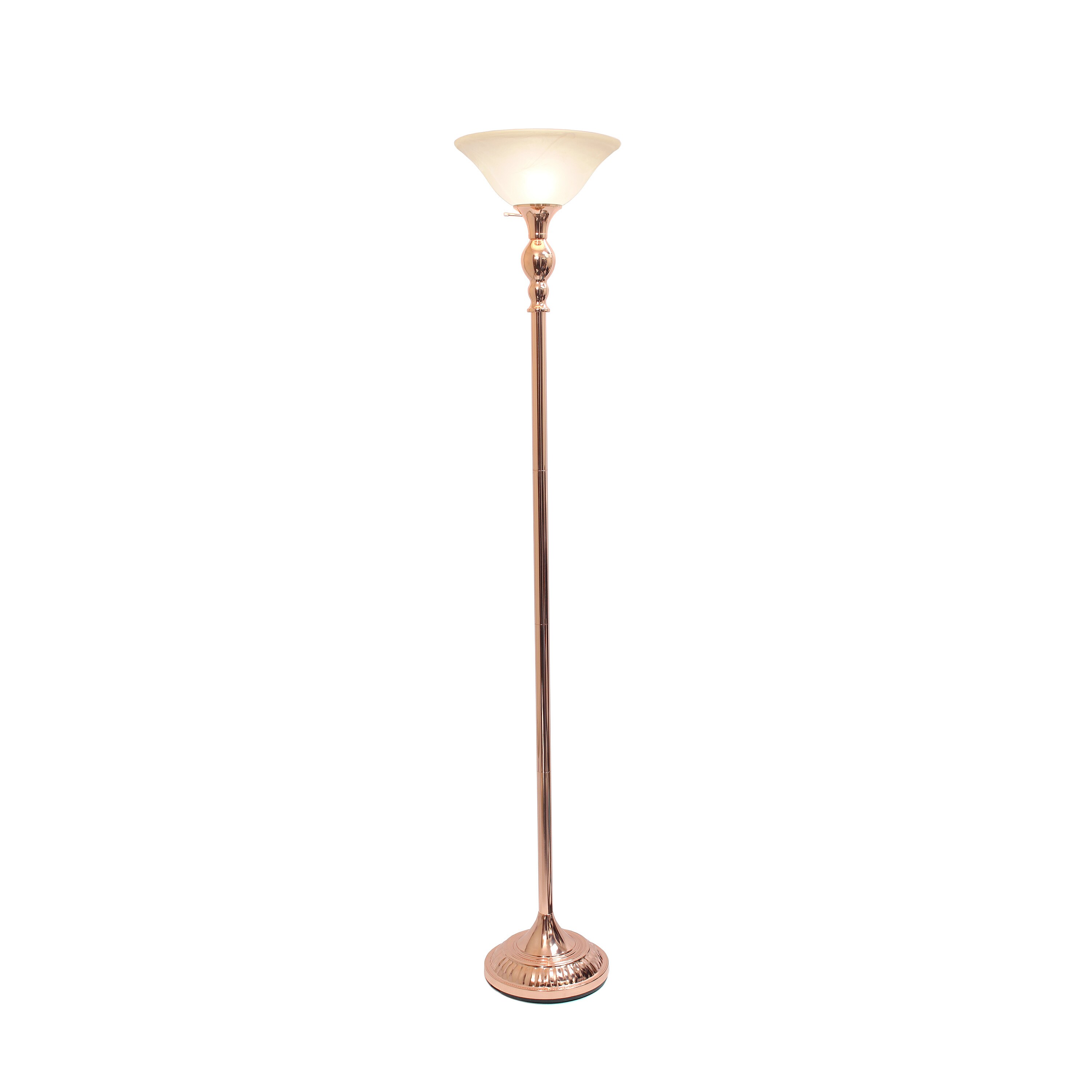 copper floor lamps torchiere