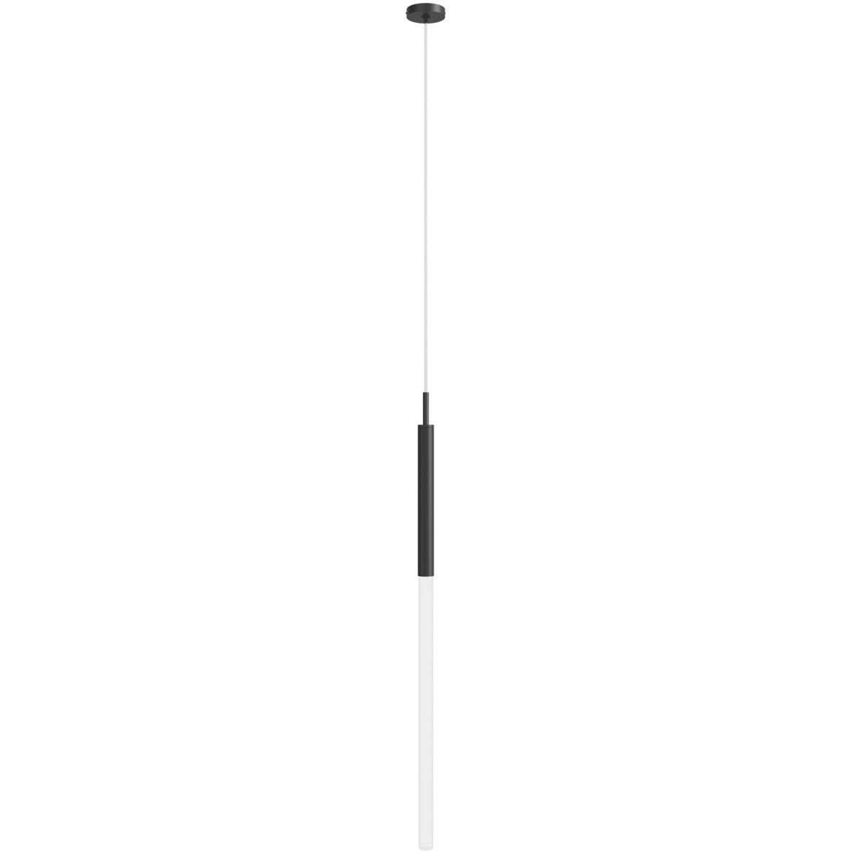 Avenue Lighting  HF2020-FR-BK Main St LED 5 inch Black Pendant Ceiling Light in Frosted