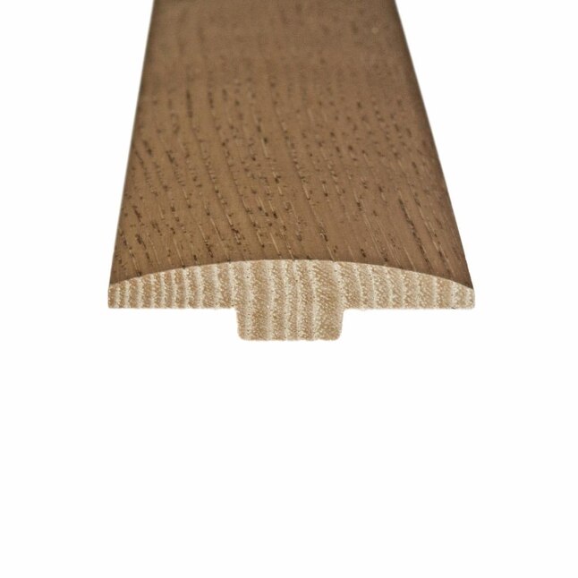 Flexco Mocha Tavern 0.46-in T x 2-in W x 78-in L Solid Wood Floor T-moulding Flexco Mocha Tavern 0.46-in T x 2-in W x 78-in L Solid Wood Floor T-moulding