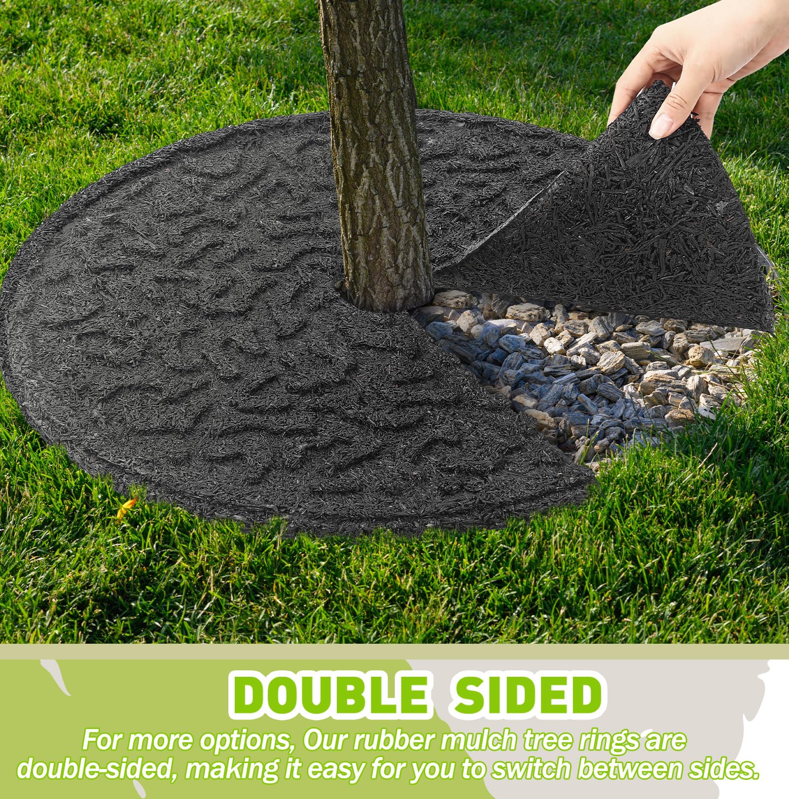 Justincity LJT0803J087 Rubber-Mulch-Tree-Rings - View #3