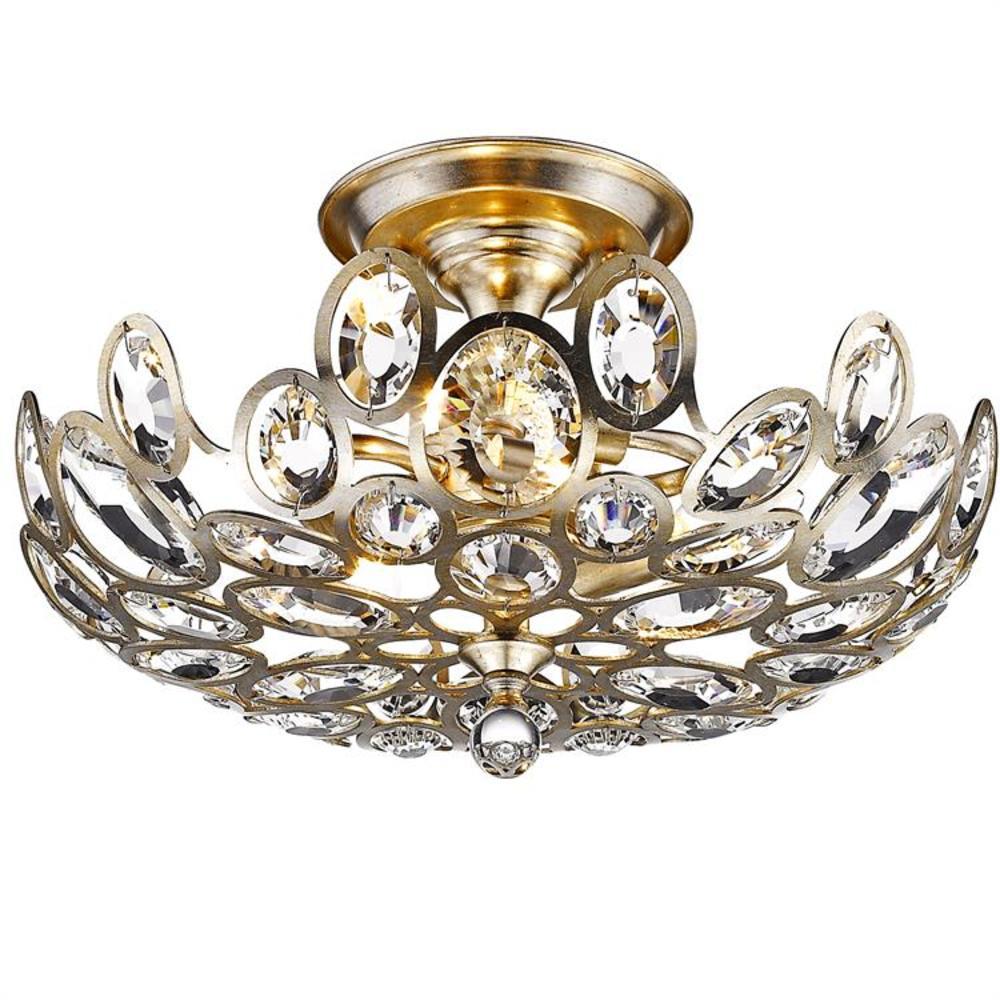 Crystorama 7583-DT Sterling 16-in Distressed Twilight Flush Mount Light