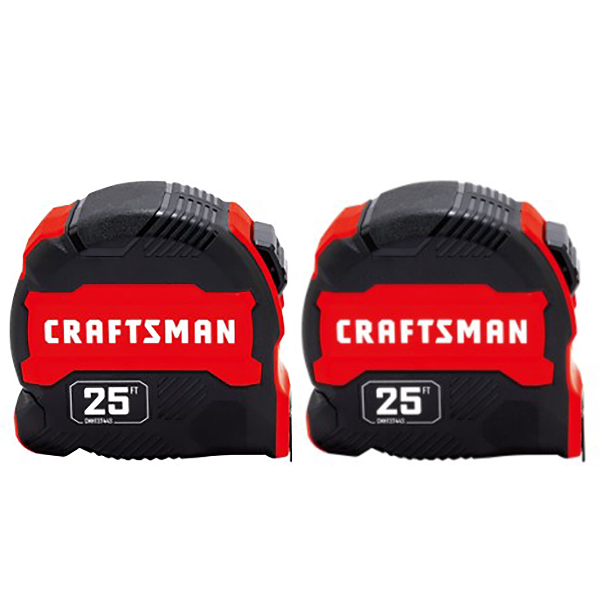 CRAFTSMAN CMHT95625S COMPACT EASY GRIP 2 -Pack 25-ft Tape Measure