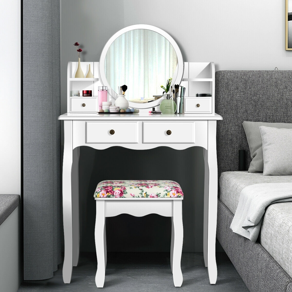 CASAINC WF-HYSN-66130WH Bedroom-Vanities - View #10