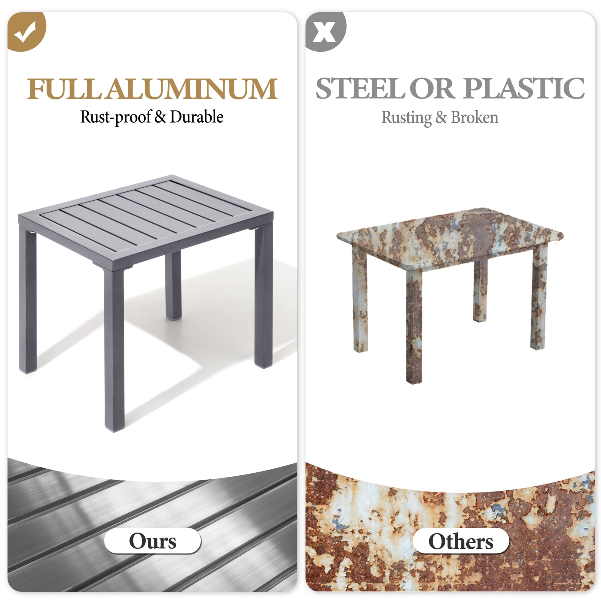 Crestlive Products CL-TB038GRY Patio-Tables - View #4