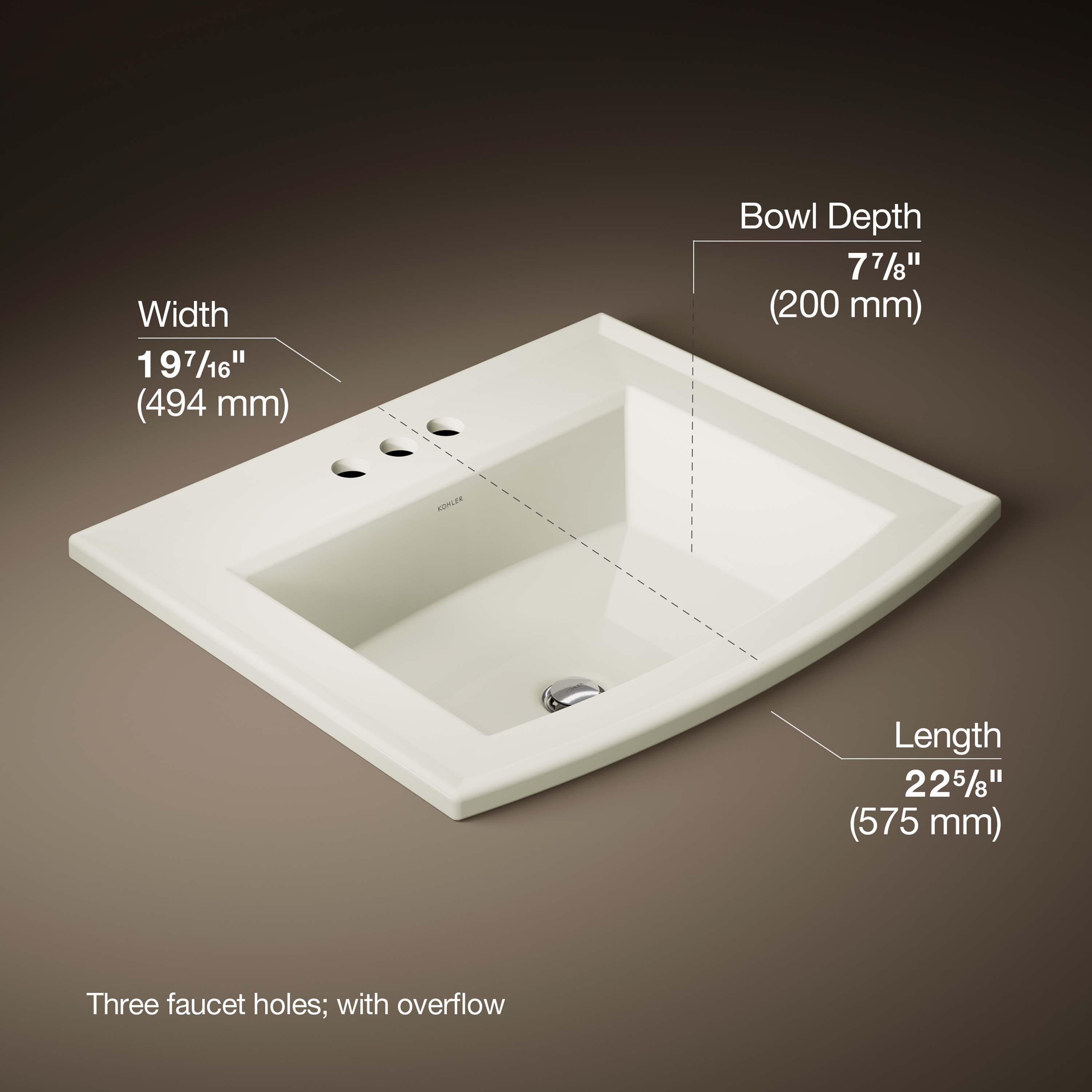 KOHLER 2356-4-96 Bath-Sink - View #3