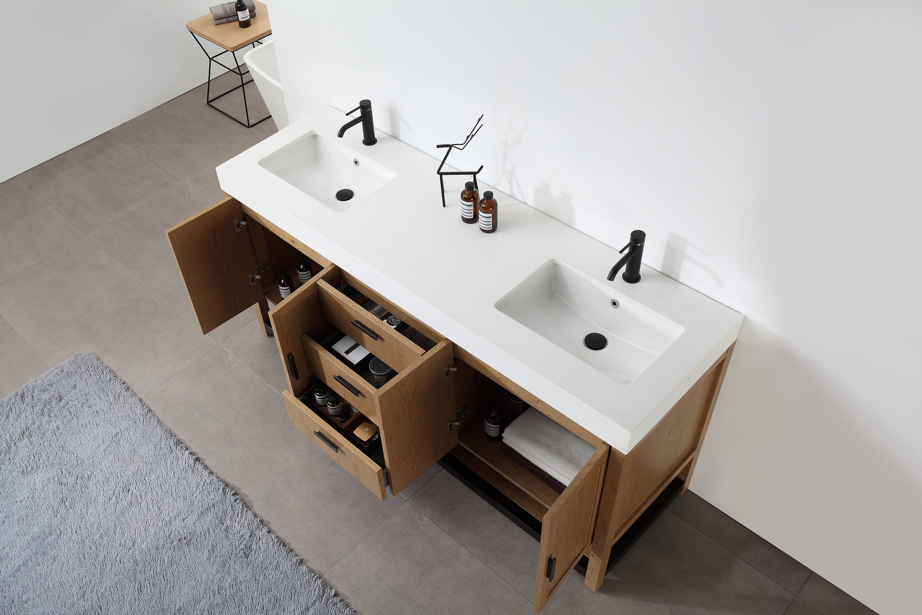 CARTISAN DESIGN VAWINPO72FDWHT Bath-Vanity-Combo - View #7
