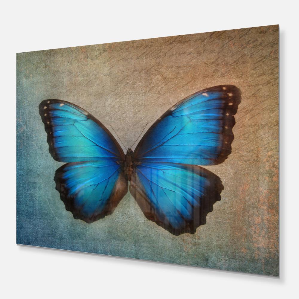 Designart 30-in H x 40-in W Floral Metal Print in the Wall Art ...