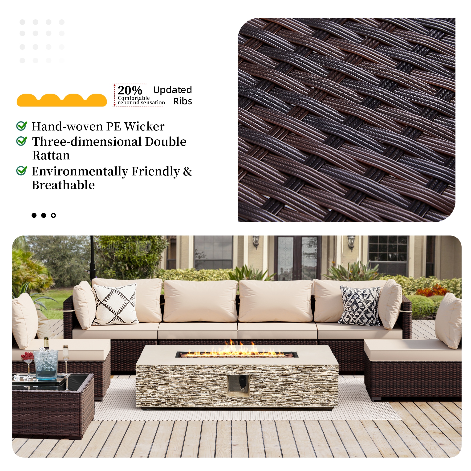 Patio Watcher LS-RT7-56HBE-B1 Patio-Conversation-Sets - View #4