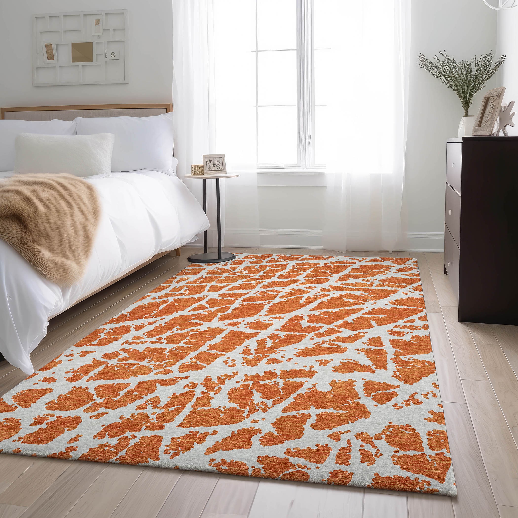Addison Rugs AMF519GY8X10 Mayfield AMF519GY 8 x 10 (ft) Loomed Polyester Gray Rectangular Indoor Abstract Machine washable Area rug