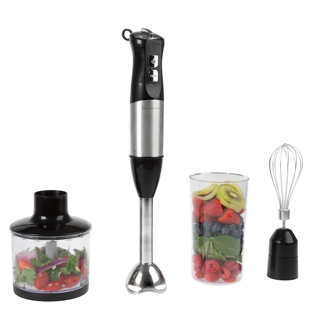 Hastings Home 6-Speed Stainless Steel 400-Watt Immersion Blender Pulse  Control in the Immersion Blenders department at