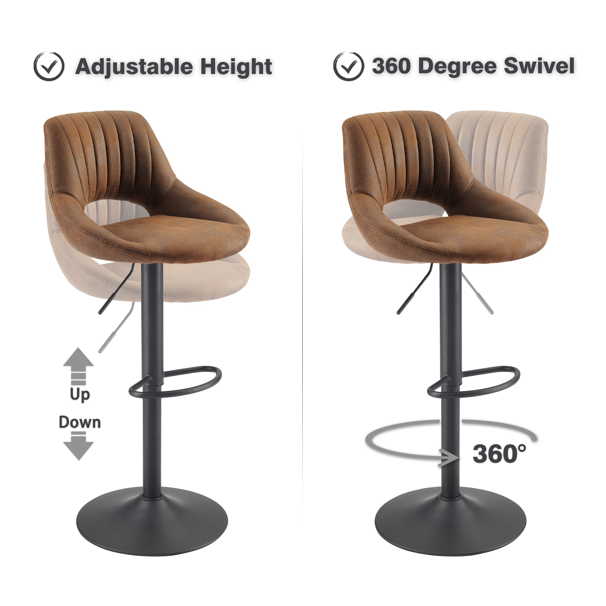 Art Leon BS003-BROWN stools - View #6