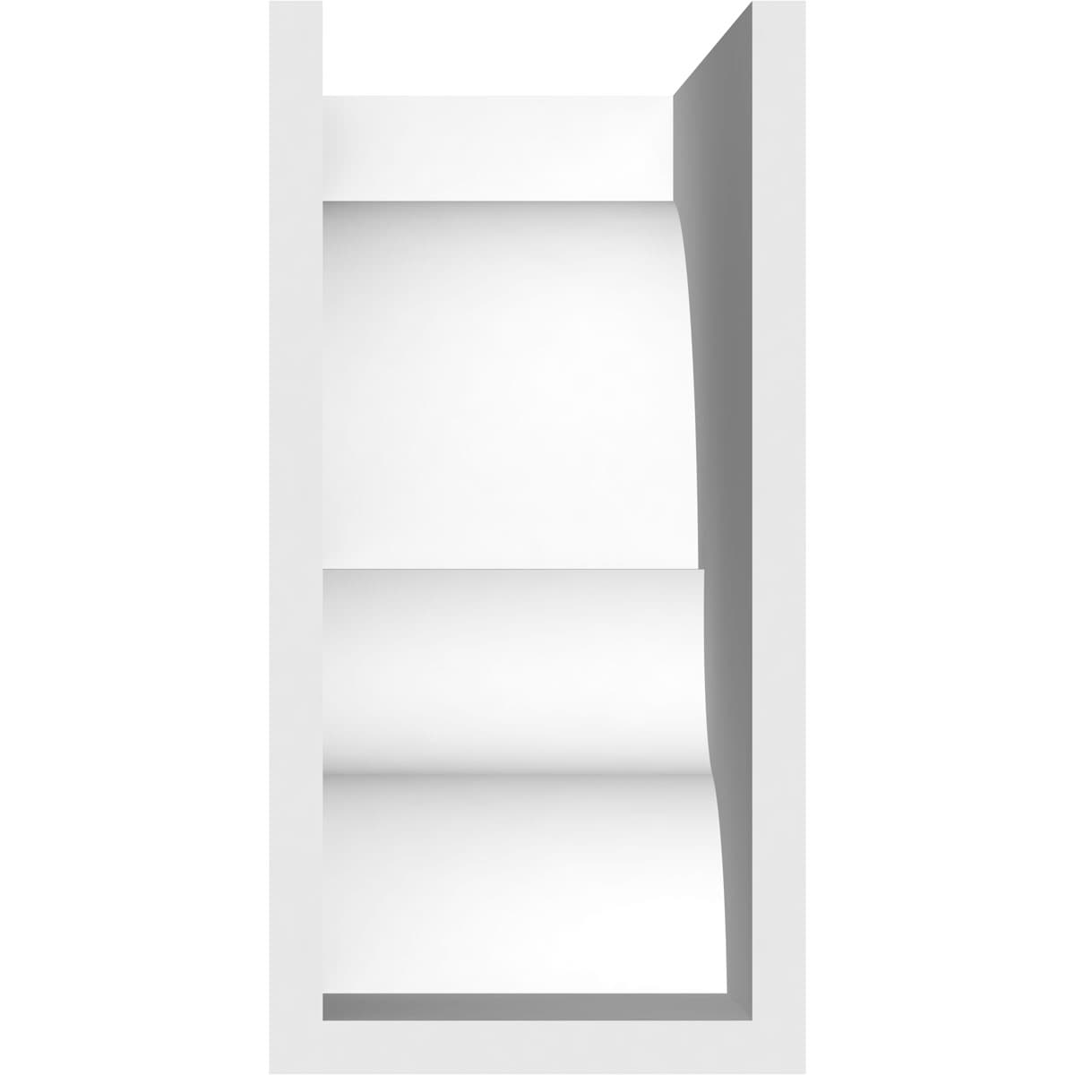 Ekena Millwork RFTP05X10X12ASH Exterior-Brackets-Braces - View #4