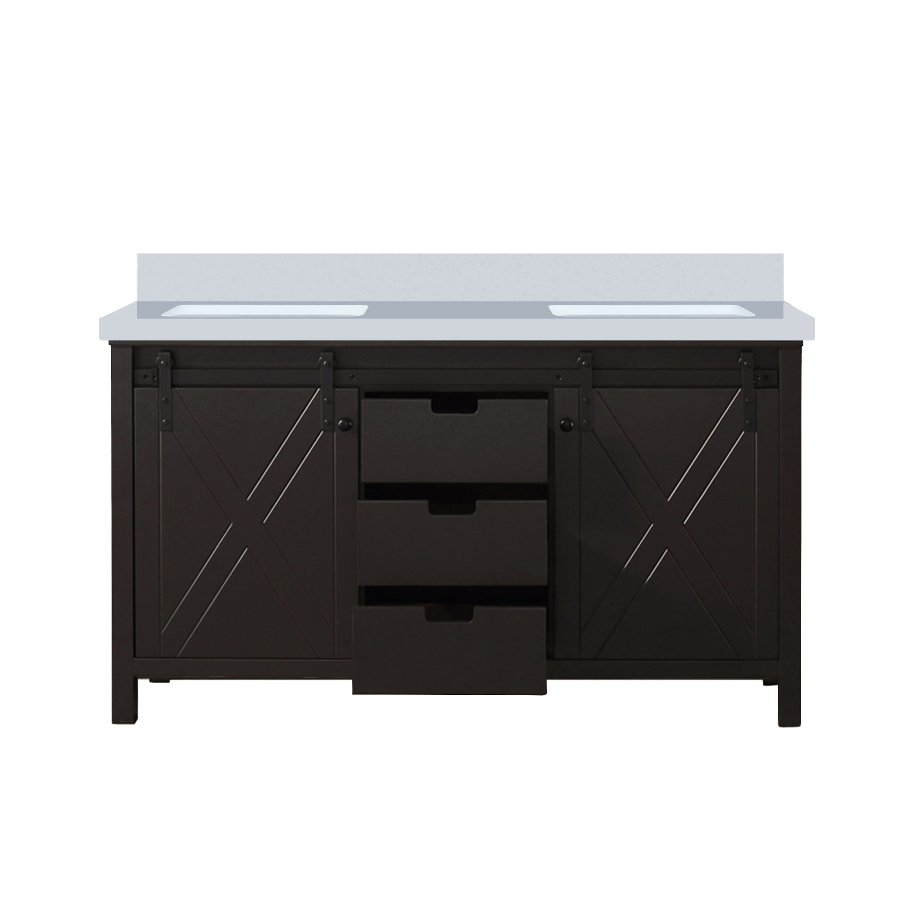Lexora LVM60DC300 Bath-Vanity-Combo - View #5