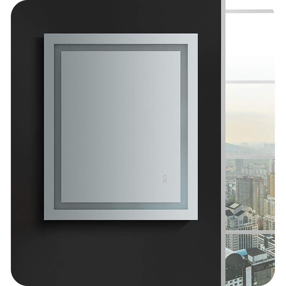 Frameless 36" x 30" Clear LED Bathroom Vanity Mirror