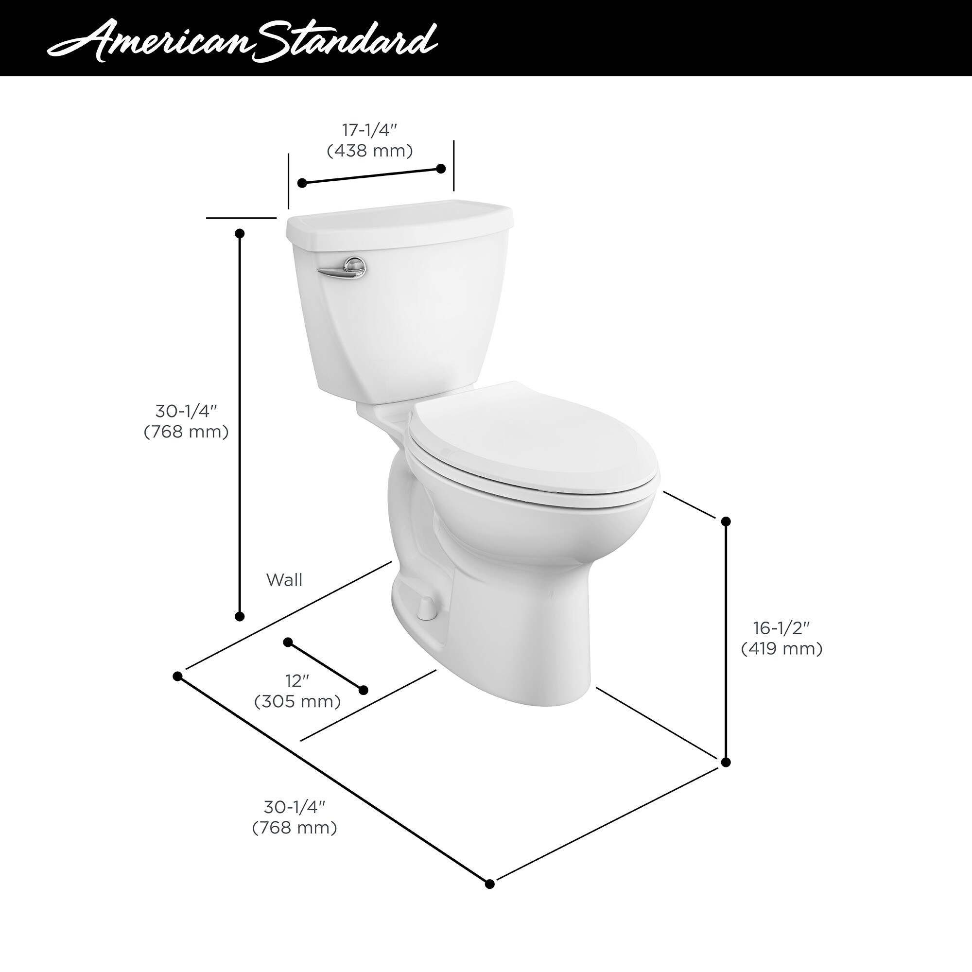 American Standard 270AA101.020 toilets - View #6