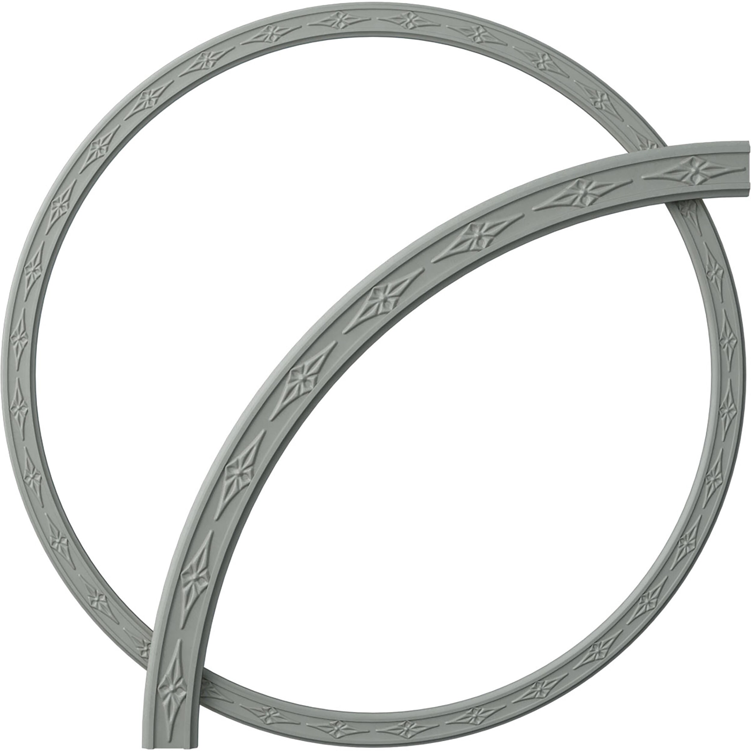 Ekena Millwork CRK39SI Sofia 39-Inches x 39-Inches Full Urethane Ceiling Ring