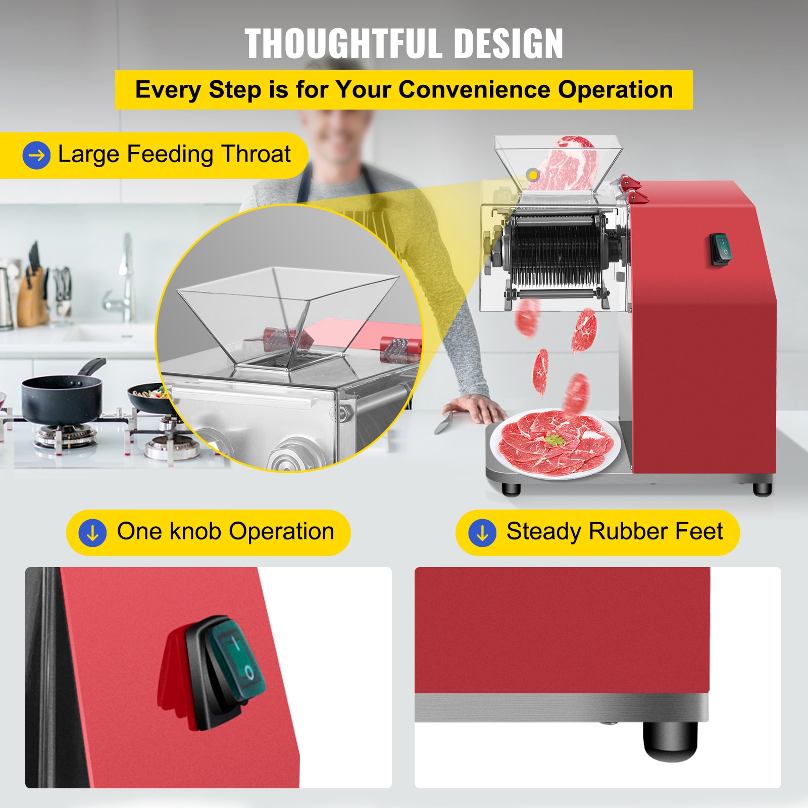 VEVOR SCXXJYQPJH3.01193V1 Food-Slicers - View #6