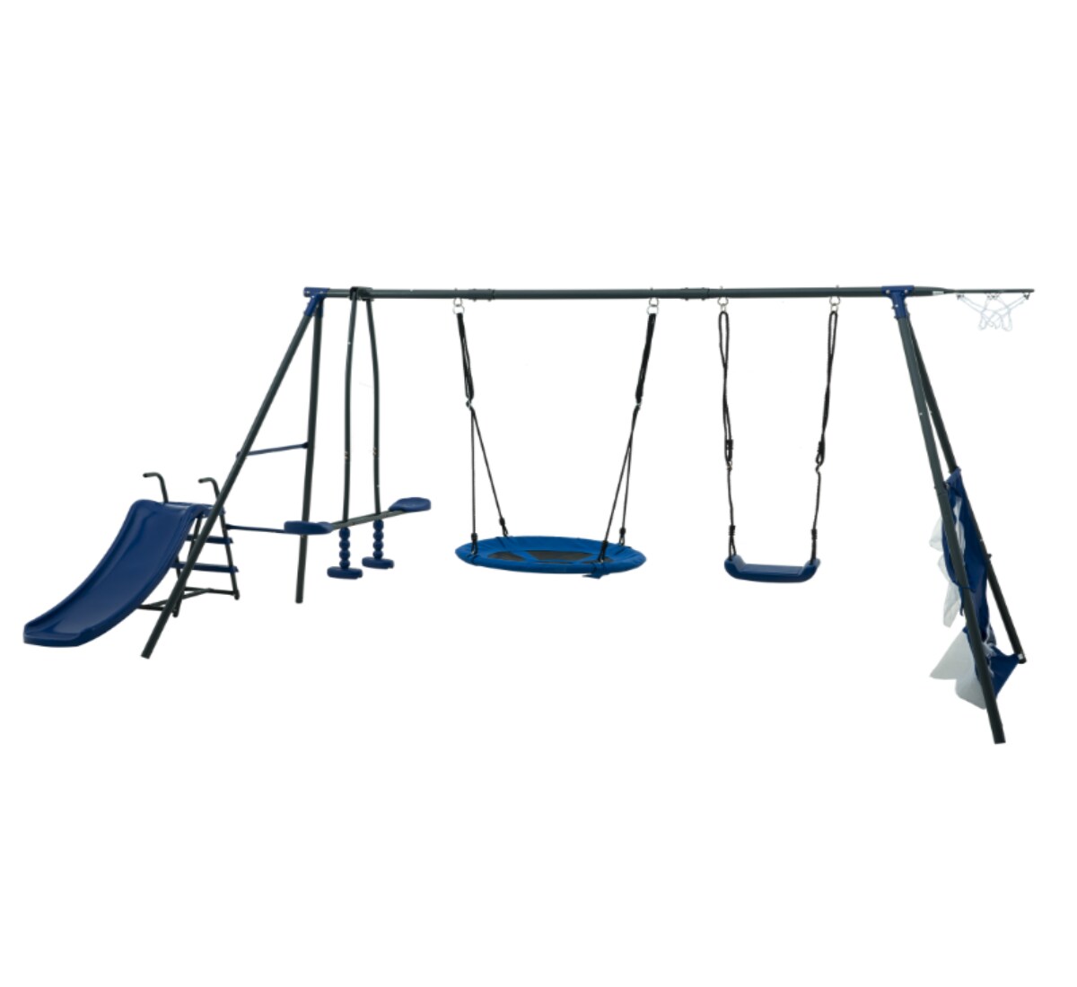 Siavonce Swings Blue Metal Rope Swing in the Swings department at Lowes.com