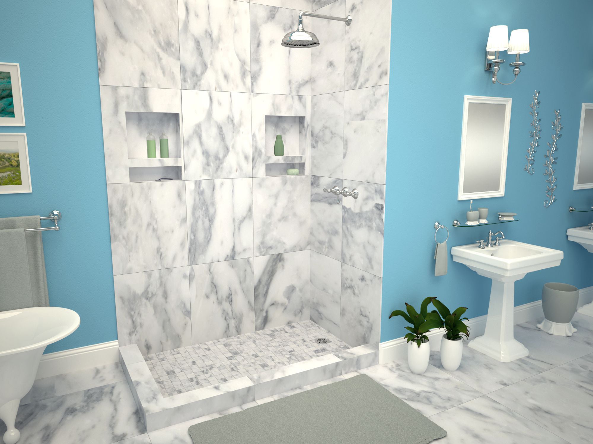 Tile Redi 3054RDL-PVC Shower-Floors - View #8