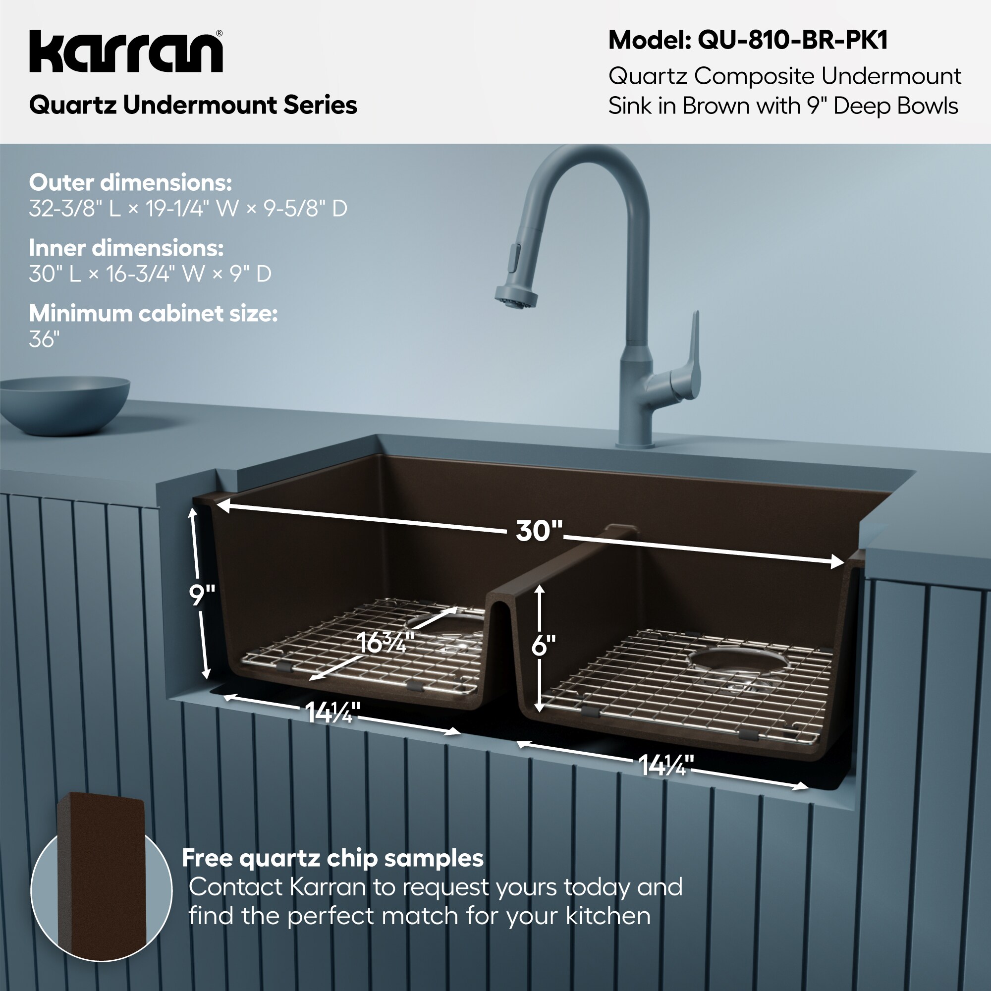 Karran QU-810-BR-PK1 Kitchen-Sinks - View #7
