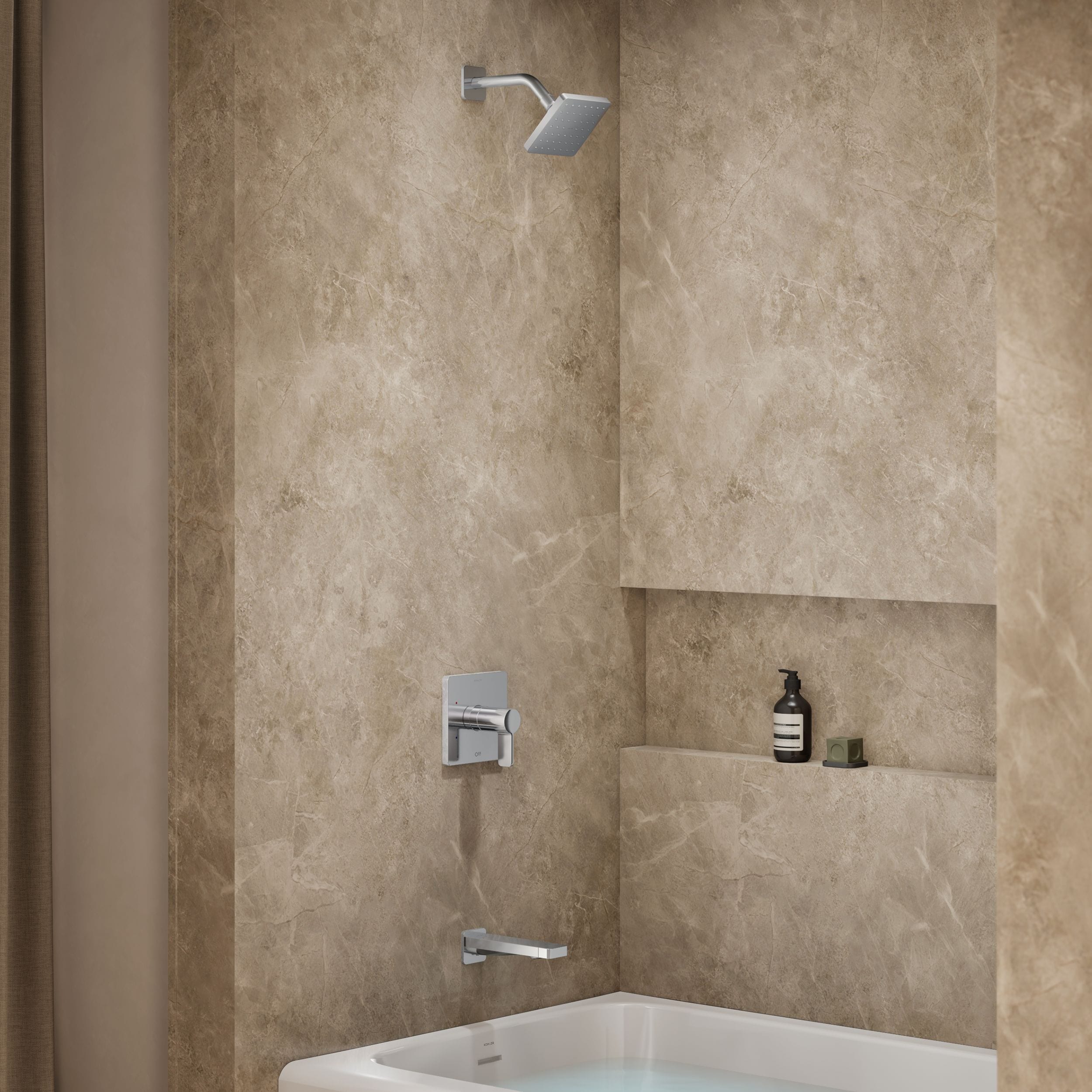 KOHLER K-TS23502-4-CP Tub-Shower-Faucets - View #2
