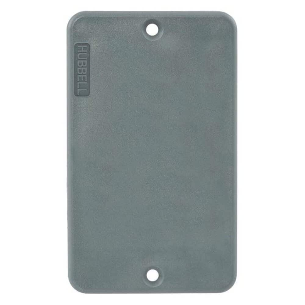 Hubbell 1 Gang -Gang Vertical Weatherproof Cover 2-13/64 in W 3-51/64 in H