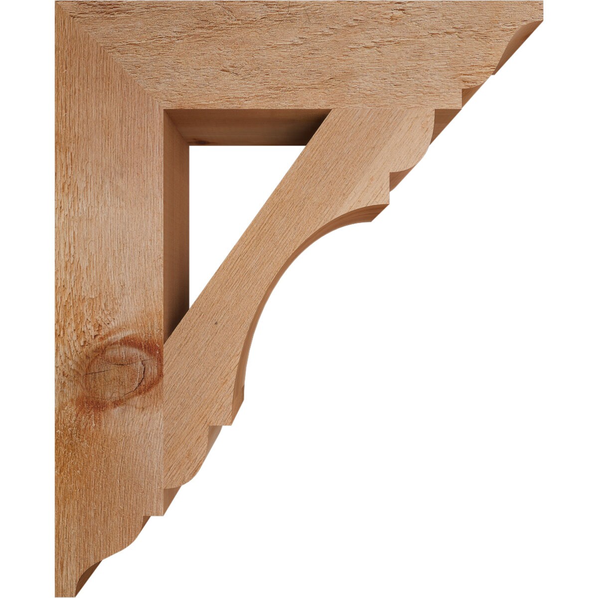 Ekena Millwork BKT04X18X22OLY01RWR Exterior-Brackets-Braces - View #3