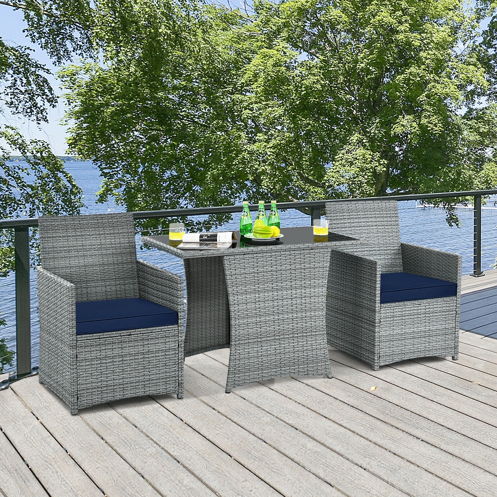 Slickblue D-CO-YN77186WH Patio-Conversation-Sets - View #2