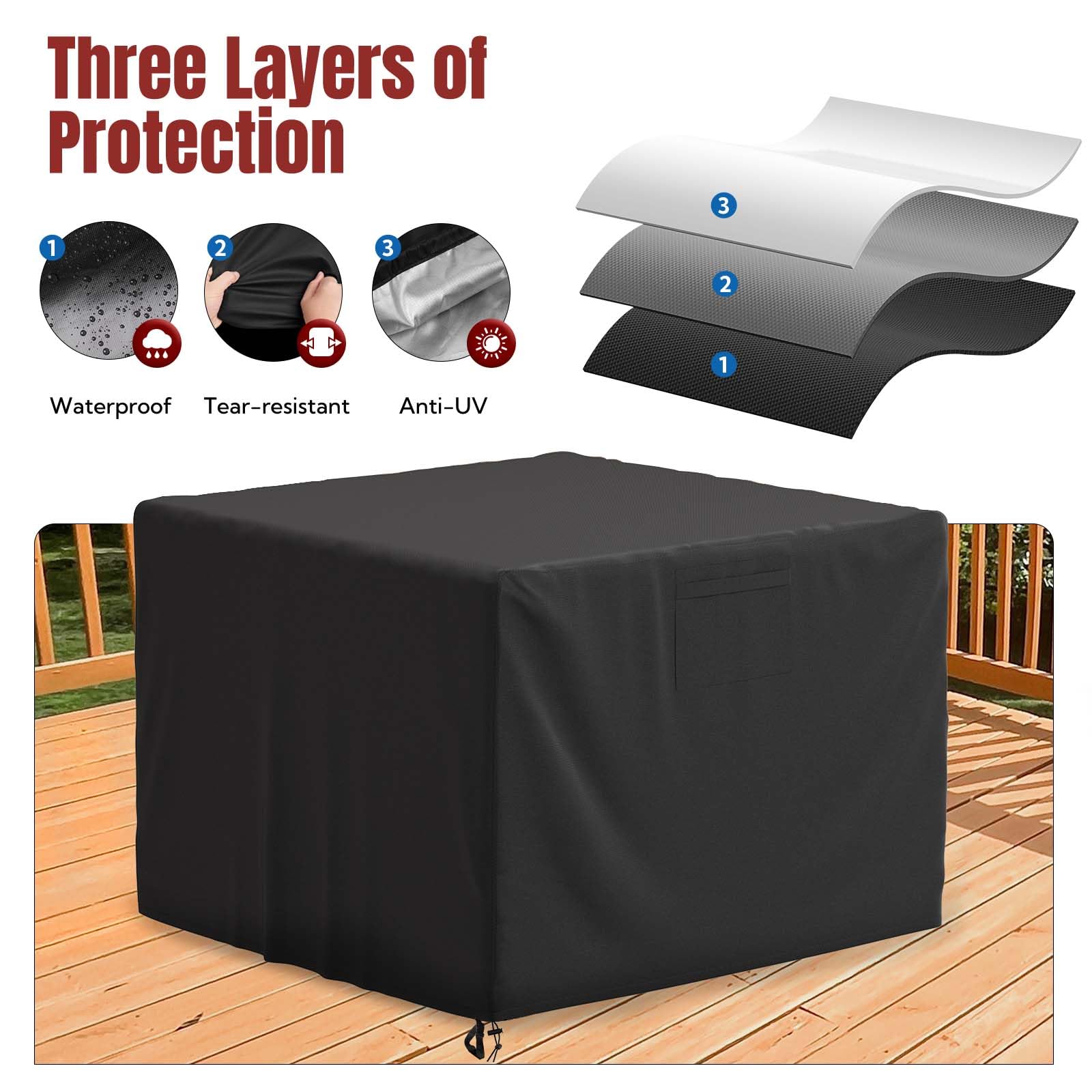 Lukvuzo LLU0629L107 Fire-Pit-Covers - View #5