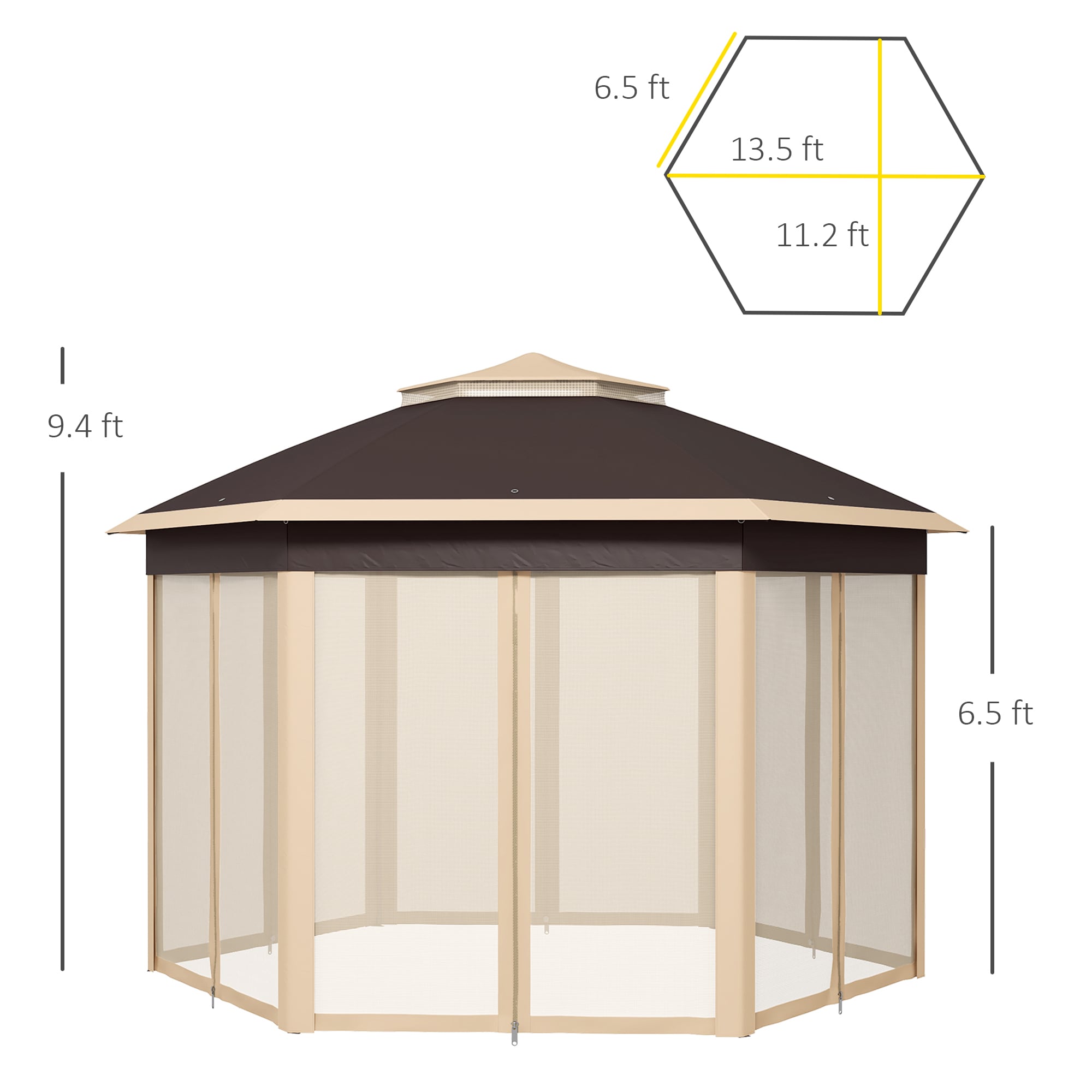 Siavonce XH74258 Wood-Resin-Gazebos - View #4