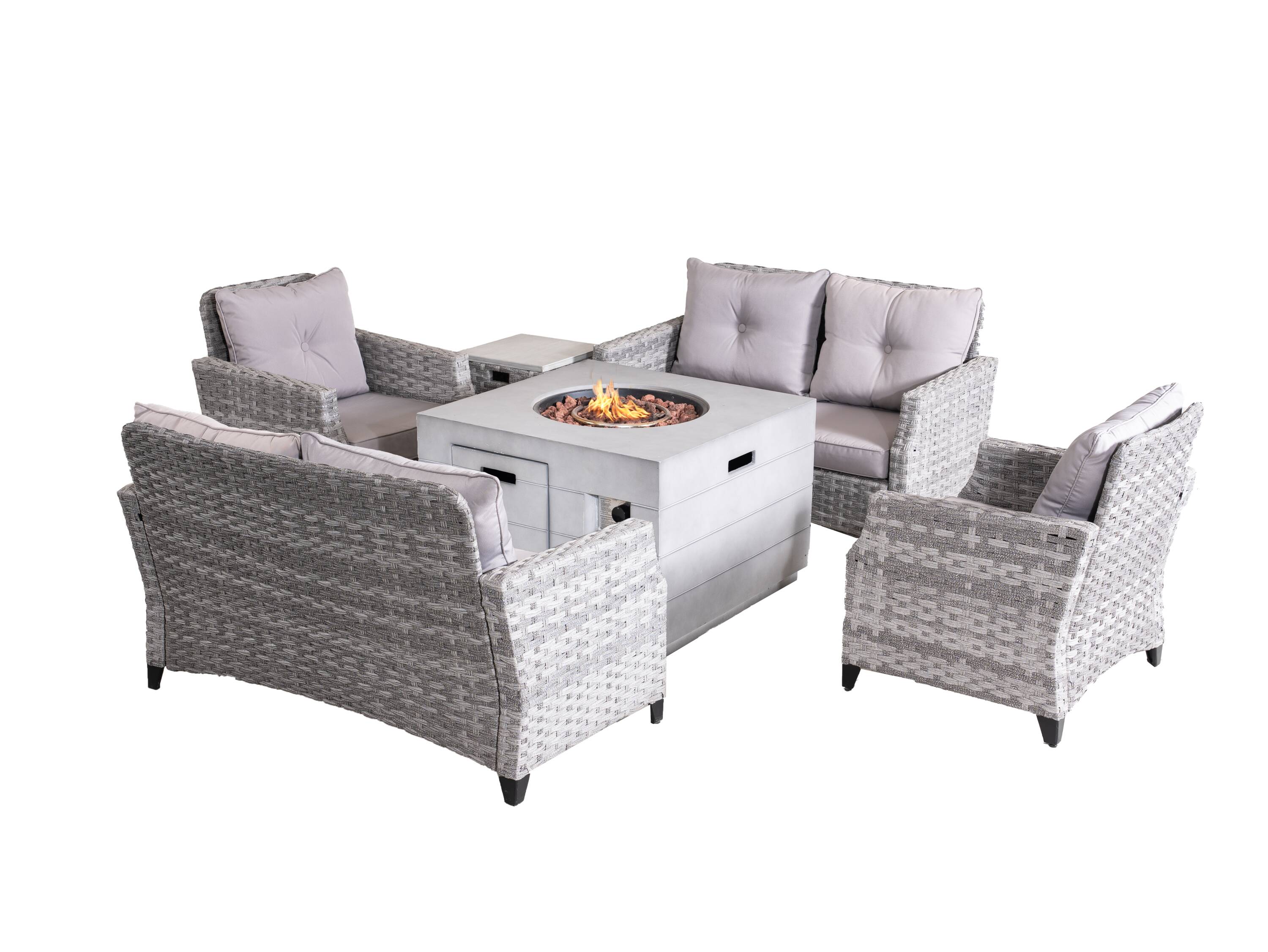 Direct Wicker DWS-18LS2ST&2140 Patio-Conversation-Sets - View #5