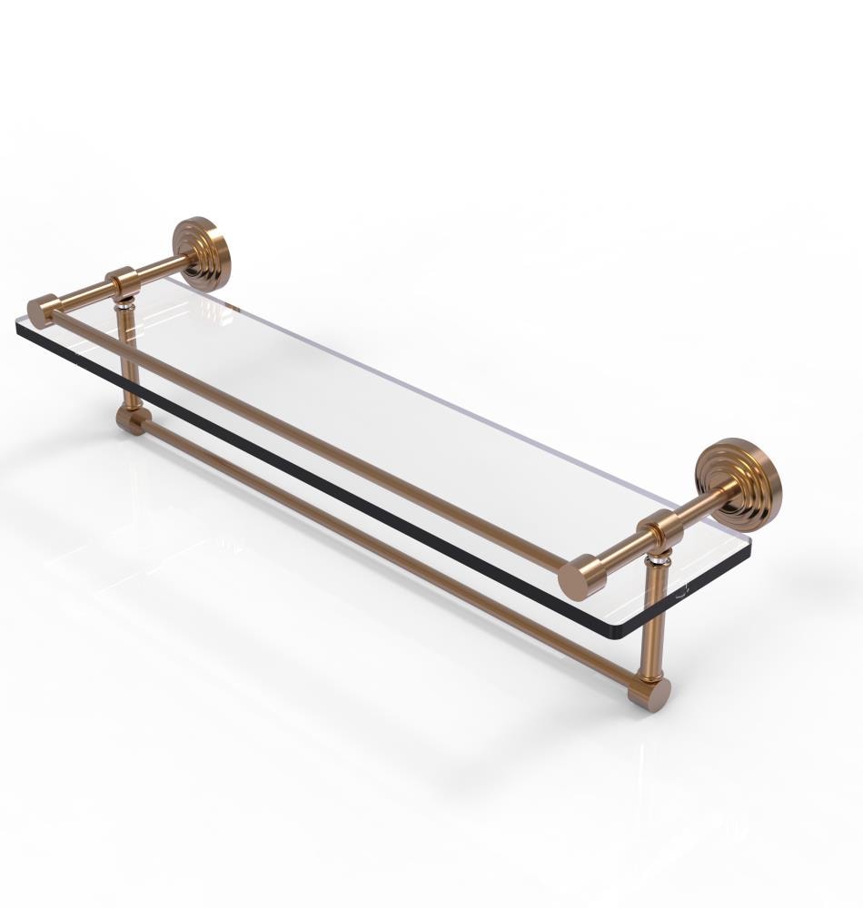 Allied Brass WP-1TB/22-GAL-BBR Waverly Place Brushed Bronze Wall mount Bathroom Shelf ( 22-in x 5-in x 5-in )