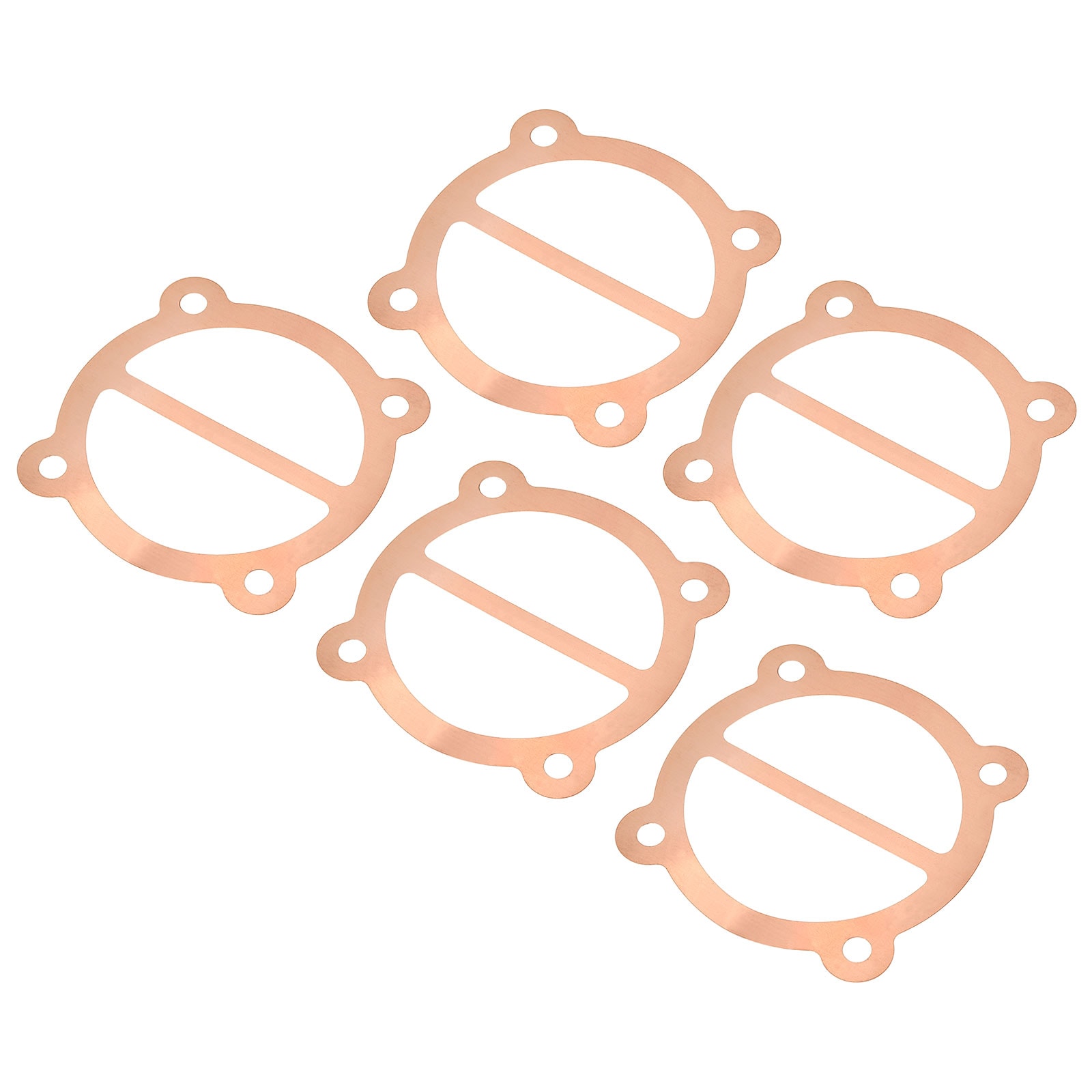PATIKIL 5 Packs Air Compressor Head Gasket Kit 65mm Copper Gasket Replacement for 65mm Dia. Cylinder #S26051200UX2703