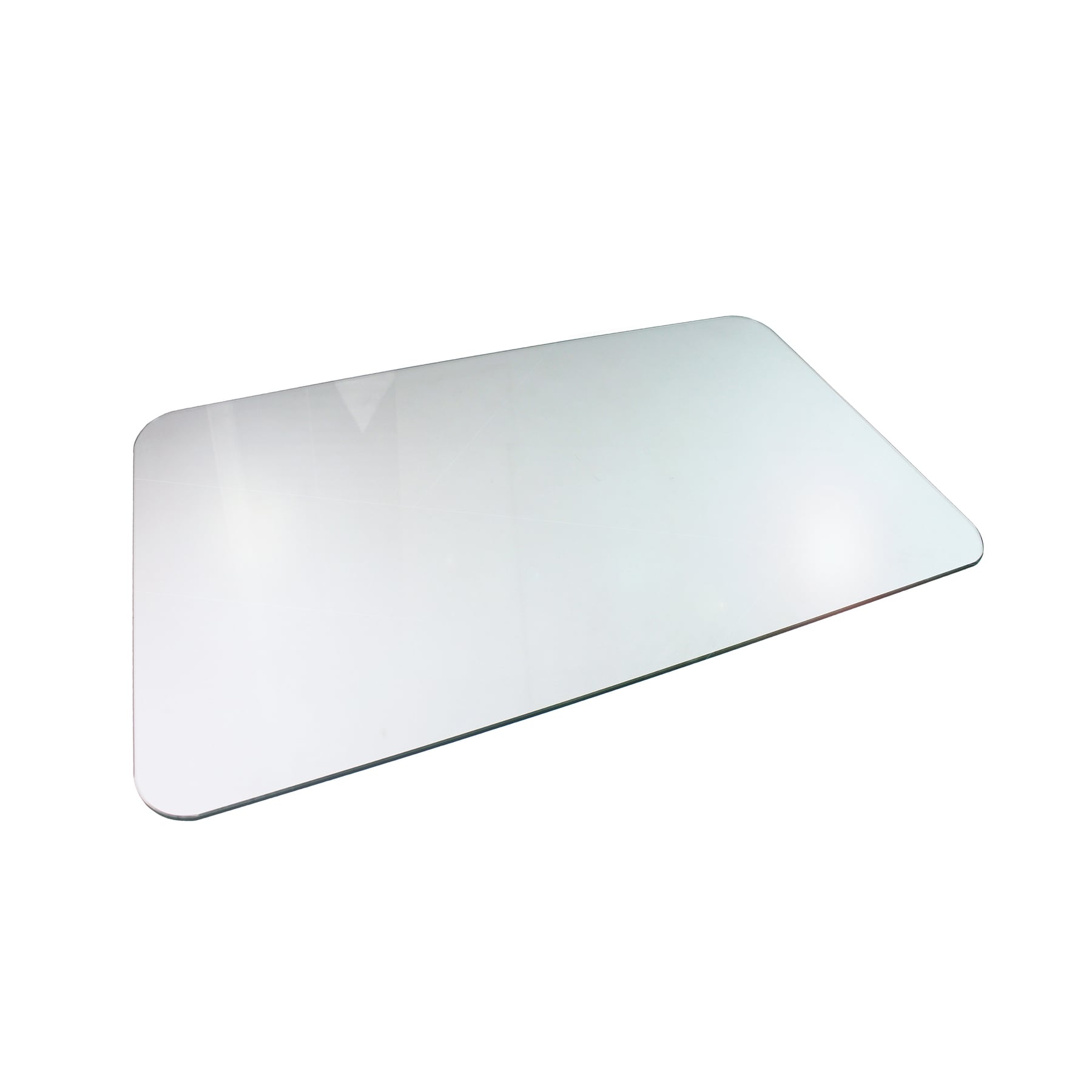 Evolve 4-ft x 5-ft Clear Rectangular Indoor Chair Mat in the Mats  department at