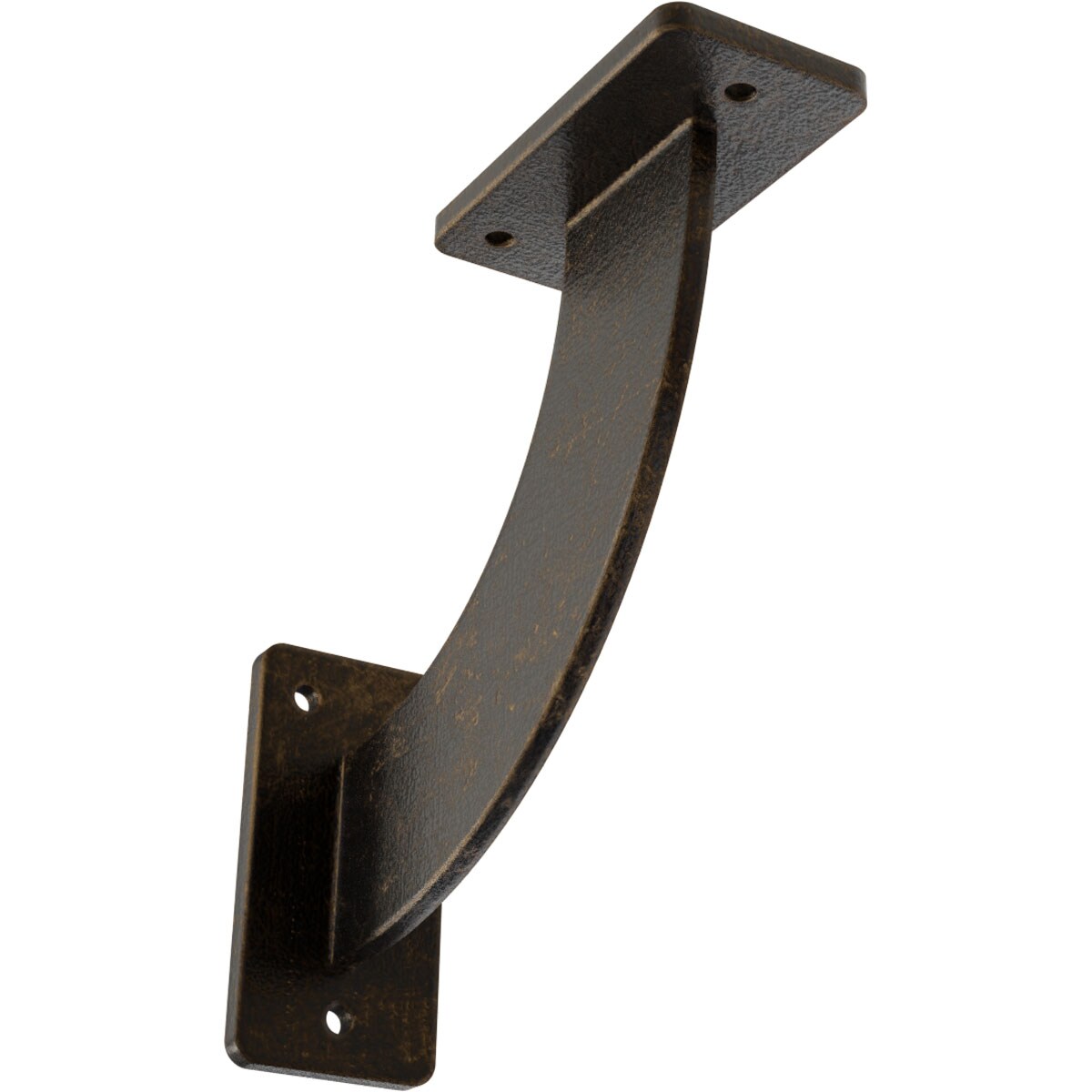 Ekena Millwork BKTM02X07X07BRABS Bradford 7-in x 2-in x 7-in Antique brass Steel Countertop support bracket