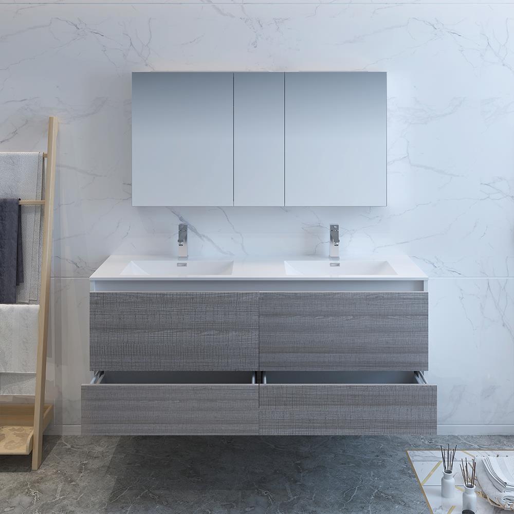 Fresca FVN9260HA-D Bath-Vanity-Combo - View #3