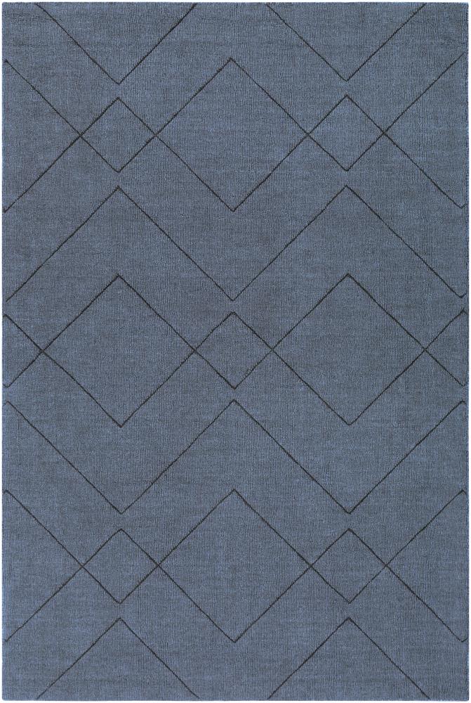 Surya ASL1032-576 Ashlee 5 x 8 Wool Blue Geometric Area Rug