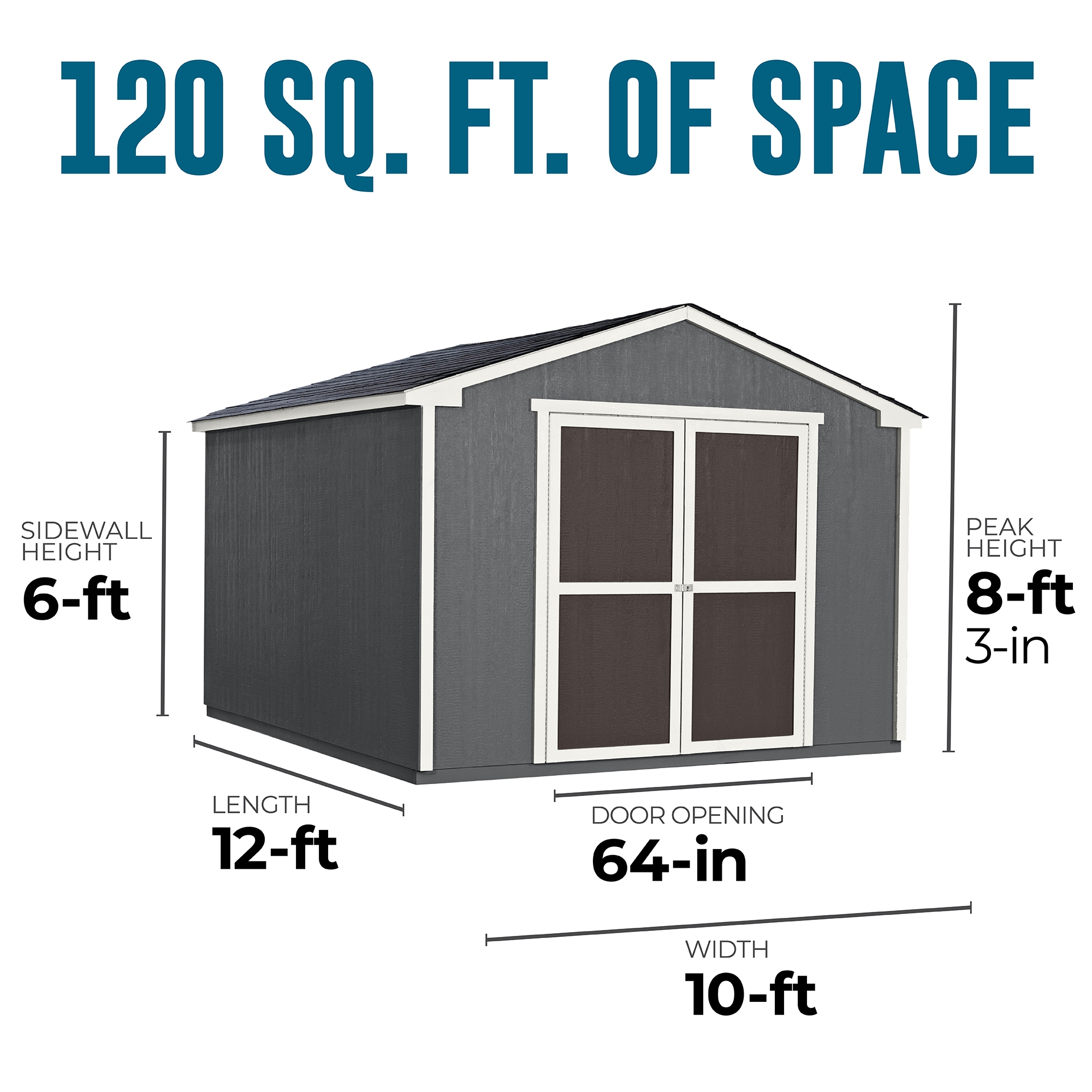 Heartland 63842-8 Wood-Storage-Buildings - View #4