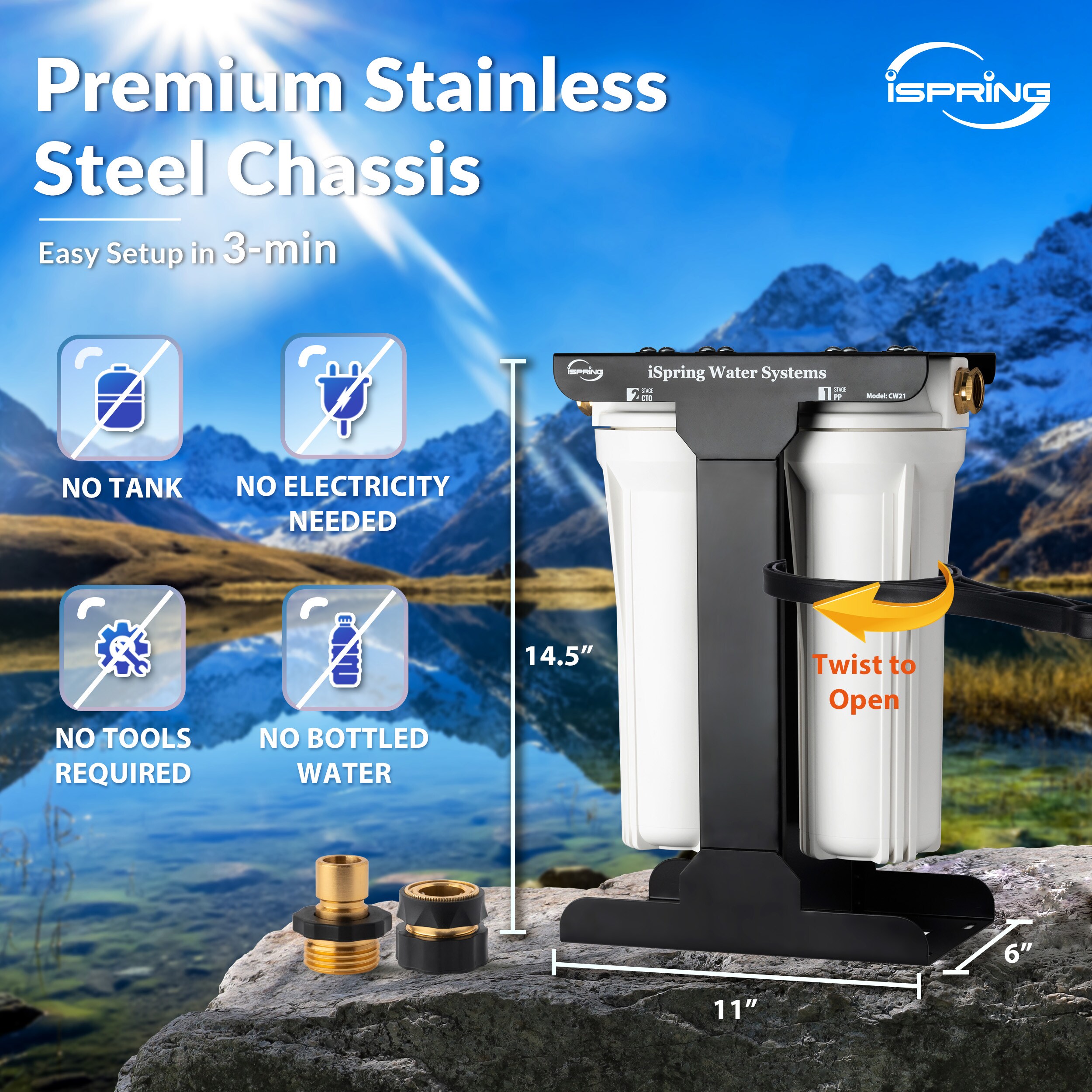 iSpring CW21 Under-Sink-Filtration-Systems - View #4