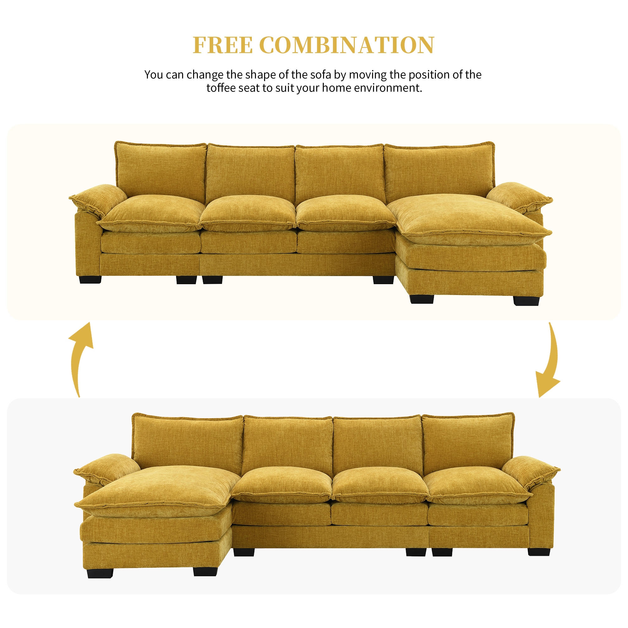 ModernLuxe N723S9015L Sofas-Loveseats - View #3
