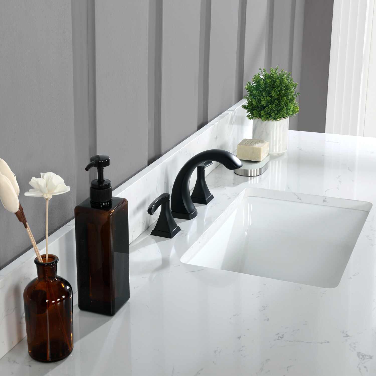 Altair 536060S-WH-AW Bath-Vanity-Combo - View #3