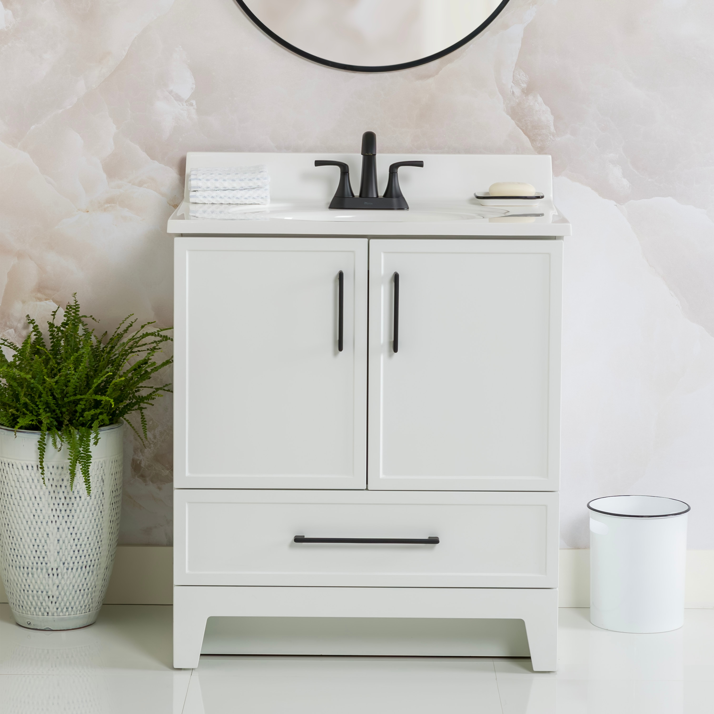 Style Selections ME30P1-WH vanities - View #2
