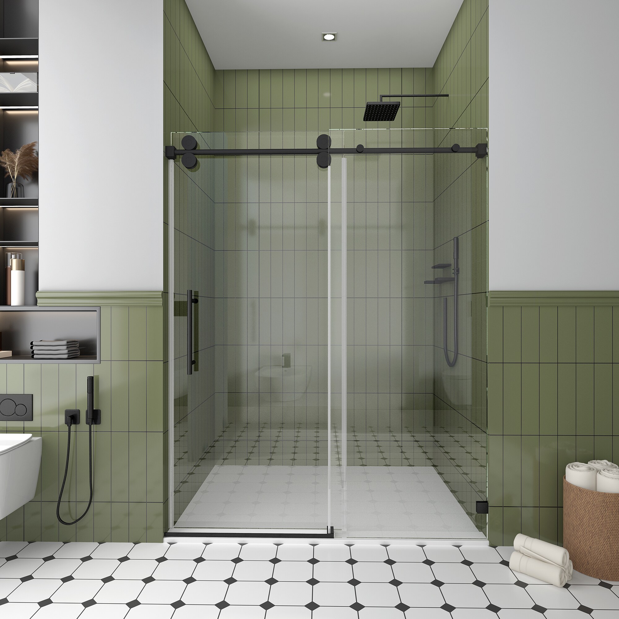CASAINC CVY-SS04-60MB Shower-Doors - View #2